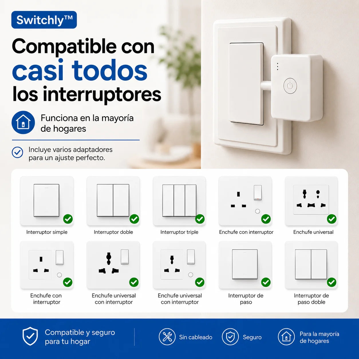 Switchly™ Controlador de Luz Inteligente